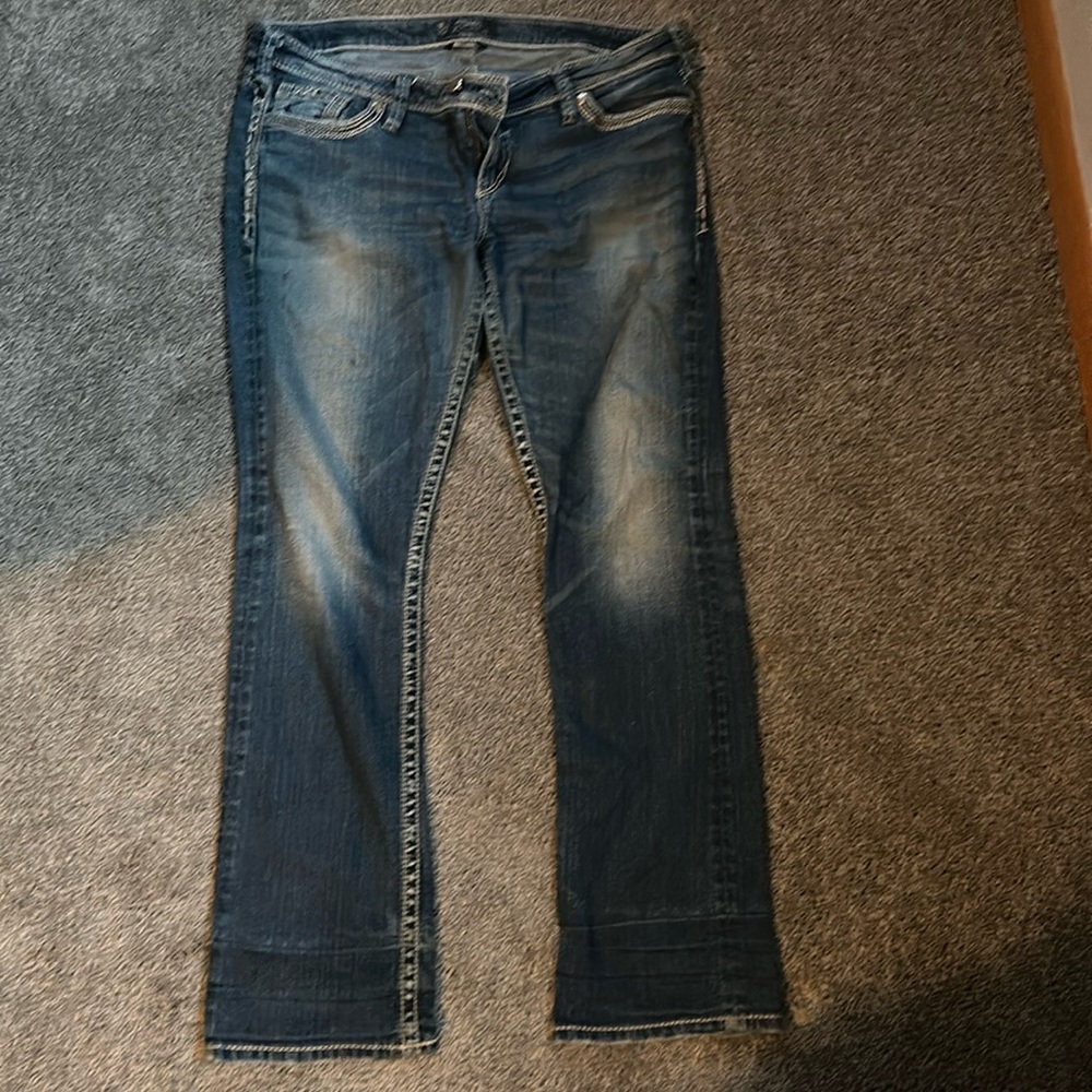 Silver Bootcut Jeans